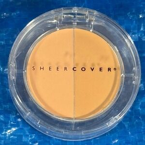 Sheer Cover Duo Concealer Light/Medium 3g Two-Tone Compact NEW